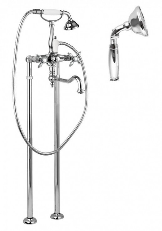 Напольный смеситель для ванны с поворотным изливом CEZARES NOSTALGIA-VDP2-01-M
