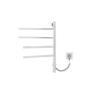 Полотенцесушитель электрический Vincea VTD-1S1CE 43×60 хромированный с функцией таймера.