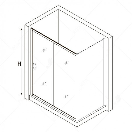 Душевой уголок RGW Passage PA-76 130х80 35087638-11 прозрачный профиль хром прямоугольный