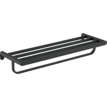 Полка для полотенец Nofer Verona 16843.N Черный матовый