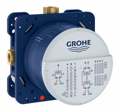 Универсальная встраиваемая часть GROHE Rapido SmartBox для вентилей, смесителей и термостатических смесителей Grohtherm SmartControl (35600000)