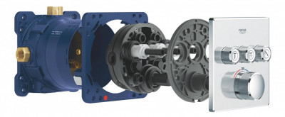 Универсальная встраиваемая часть GROHE Rapido SmartBox для вентилей, смесителей и термостатических смесителей Grohtherm SmartControl (35600000)