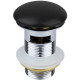 Донный клапан Bronze de Luxe 1001/1B click-clack черный для раковины  (1001/1B)