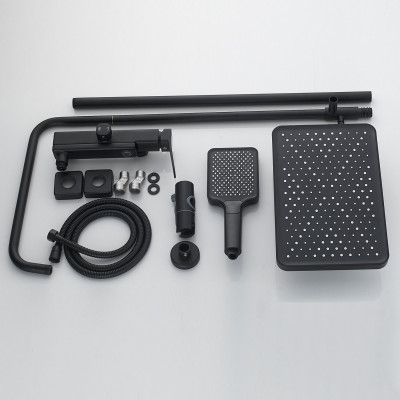 Душевая система Raffine F3699H, черный