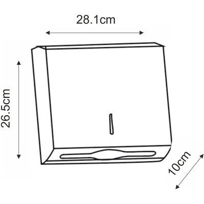 Диспенсер бумажных полотенец WasserKRAFT K-10091 хром