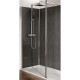 Душевая перегородка Jacob Delafon Contra 140 E22WP140-GA пр-ль хром стекло прозрачное (E22WP140-GA)
