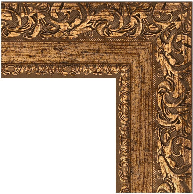 Зеркало напольное Evoform Exclusive Floor 200х110 BY 6152 с фацетом в багетной раме Виньетка бронзовая 85 мм