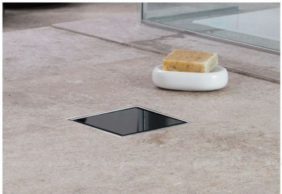 Трап для душа Pestan Confluo Standard Dry 1 Black Glass 13000101  Нержавеющая сталь / Пластик