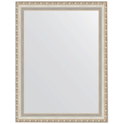 Зеркало настенное Evoform Definite 85х65 BY 3174 в багетной раме Версаль серебро 64 мм