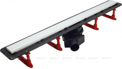 Душевой лоток Pestan Confluo Frameless Line White Glass 13701215, 850мм  Нержавеющая сталь / ABS-пластик