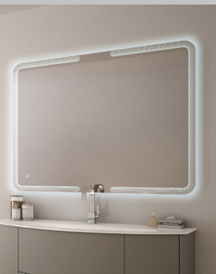 Зеркало Cezares 40312 90x120 см настенное с подсветкой