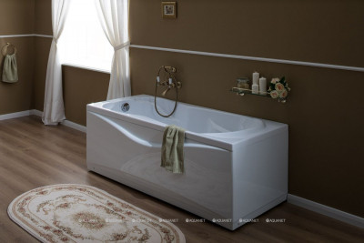 Акриловая ванна Aquanet Viola NEW 180x75 с каркасом пристенная прямоугольная (00242745)