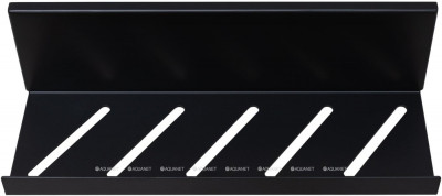Полка для ванной Aquanet Магнум 30x80 черная матовая, открытая (00302224)