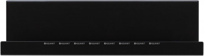 Полка для ванной Aquanet Магнум 30x80 черная матовая, открытая (00302224)