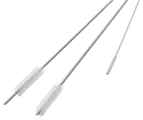 Набор щёток в количестве 3-х штук, диаметром 2, 5, 6 мм, мягкий ворс, белый цвет