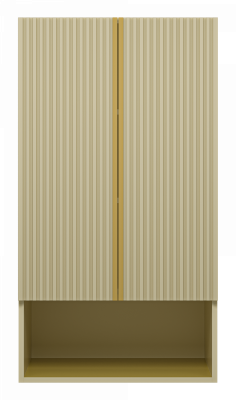 Шкаф Brevita Vega 60 над стиральной машиной подвесной кремовый (VEG-08060-031)