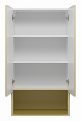 Шкаф Brevita Vega 60 над стиральной машиной подвесной кремовый (VEG-08060-031)