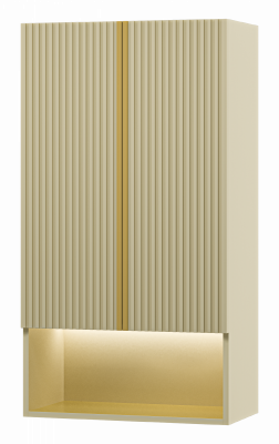 Шкаф Brevita Vega 60 над стиральной машиной подвесной кремовый (VEG-08060-031)