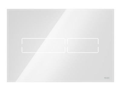 TECElux Mini Панель смыва Mini с электронным сенсорным приводом, материал стекло, цвет панели белый, цвет клавиш белый (9240960)