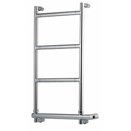 Электрический полотенцесушитель Margaroli Sereno 570x726мм лесенка латунь хром (5824704CRNB)