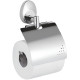 Держатель туалетной бумаги Haiba HB1603 с крышкой (металл) хром  (HB1603)