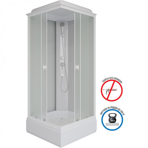 Душевая кабина Niagara Promo 100x100 P100/26Q/MT квадратная