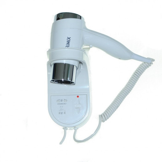 GFmark 6830 фен для волос настенный с розеткой, белый