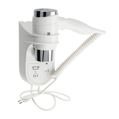 GFmark 6830 фен для волос настенный с розеткой, белый