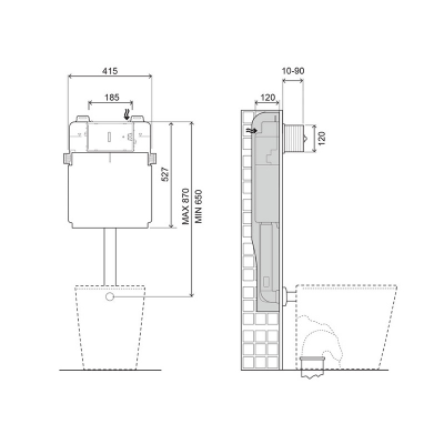 Migliore Better bac 30154 бачок для скрытой установки