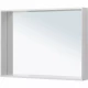 Зеркало подвесное для ванной Allen Brau Reality 100х75 с подсветкой и сенсорным выключателем, серебро браш (1.32020.02)  (1.32020.02)