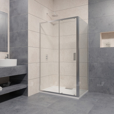 Душевой уголок RGW Passage PA-76 130х90 35087639-11 прозрачный профиль хром прямоугольный