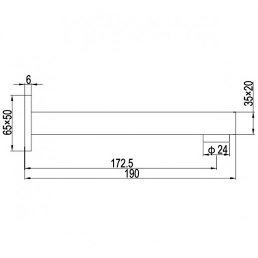 Излив для смесителя RGW Shower Panels SP-149 21140949-01 хром