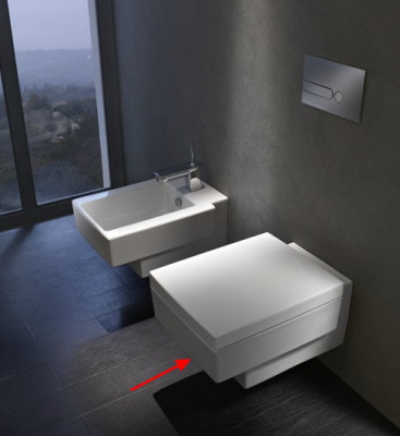 JACOB DELAFON TERRACE EDA102-00 унитаз подвесной, белый