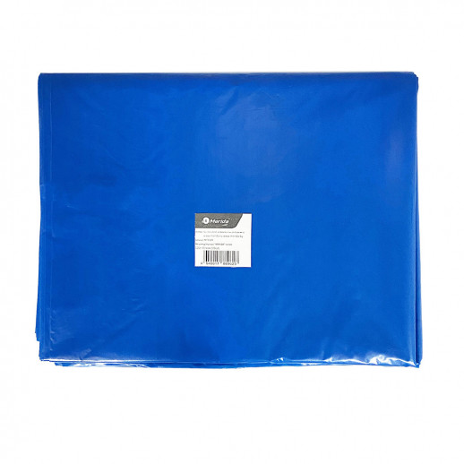 Мешки д/мусора "MERIDA" синие 120л, 30 микрон, (70х110 см.) (20шт /пласт), в ПЭ упаковке МПС120