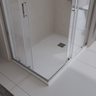 Душевой поддон из искусственного камня BelBagno Uno 120x80 TRAY-MR-UNO-AH-120/80-35-W белый прямоугольный