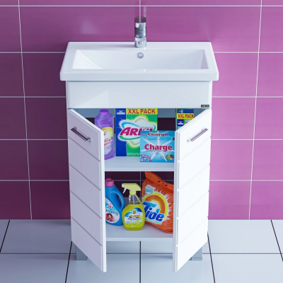 Тумба для умывальника напольная СаНта "Омега-60" (под умывальник Фостер 60)