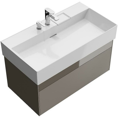 Тумба под раковину Kerama Marazzi Logica 90 LOG.90.2\SAN подвесная песчаная
