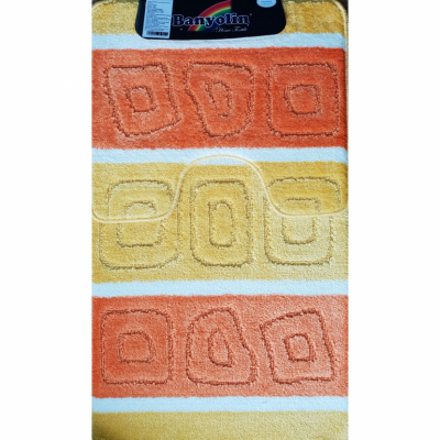 GFmark два полосатых коврика для ванной 60х100 и 50х60 см, полиэстер
