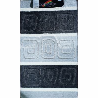 GFmark два полосатых коврика для ванной 60х100 и 50х60 см, полиэстер