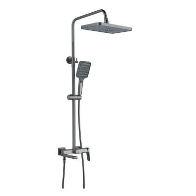 Душевая система Raffine F3699T, оружейная сталь