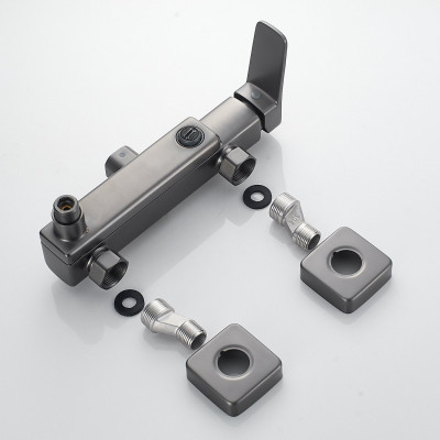 Душевая система Raffine F3699T, оружейная сталь