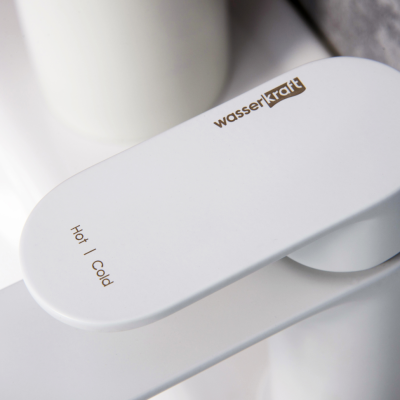 WasserKRAFT Mindel 8503H смеситель для раковины, белый