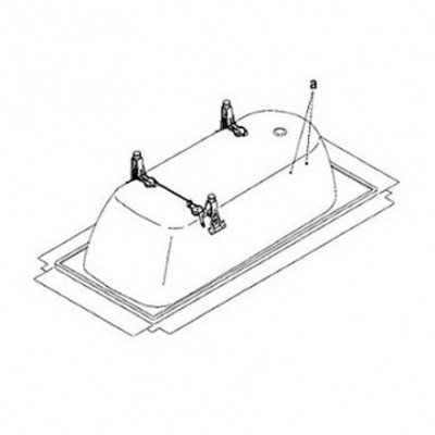 Kaldewei 5030 комплект ножек для ванны, (универсальные)