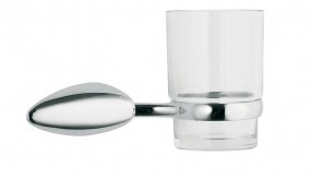 Стакан Remer ZIP ZP 15 для ванной, хром/матовое стекло