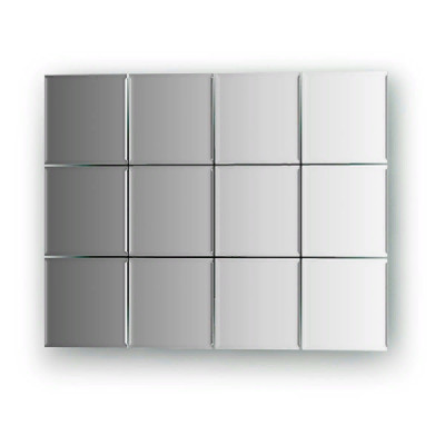 Зеркальная плитка Evoform Refractive 10х10 с фацетом 5 мм BY 1422