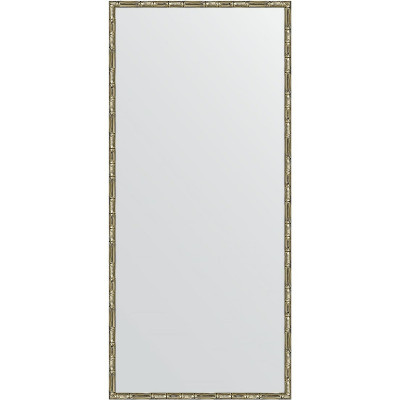 Зеркало настенное Evoform Definite 147х67 BY 0762 в багетной раме Серебряный бамбук 24 мм