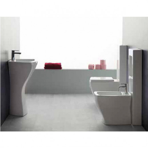CERAMICA ALA CRAZY 25BD/CM биде 35 см х 61 см с задней цистерной, белое