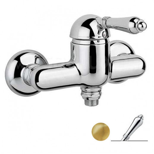 Nicolazzi Classica 3405 GB 75 смеситель для душа, золотая латунь/ручка El Capitan