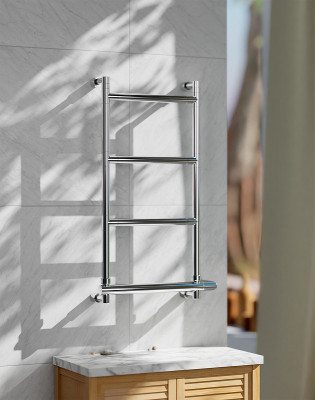 Водяной полотенцесушитель Margaroli Sereno 420x726мм лесенка латунь хром (5823204CRNB)