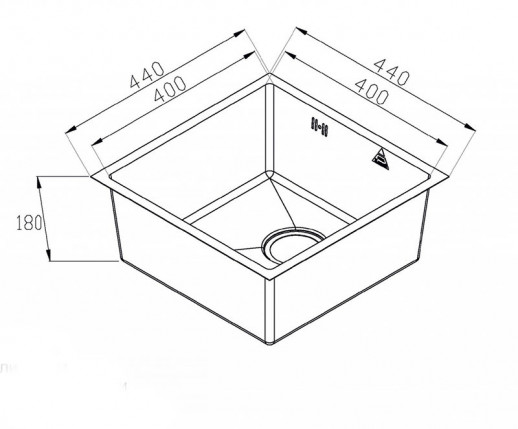 Zorg Steel Hammer R SH R 4444 FILO кухонная мойка, матовая сталь